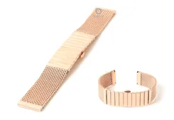 Uhrenarmband 20mm Mailänder Rotgold