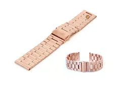 Watchstrap 24mm stainless steel rose gold
