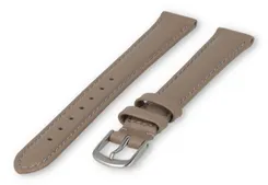 XL watch strap smooth leather - 14mm - taupe