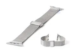 Wechselband für Apple watch 38mm - silber Mailänder