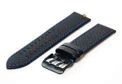 Watchstrap 18mm carbon black