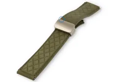 Magnetic watch strap luxury leather - 20mm - Green