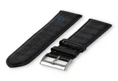 XL Calfskin watch strap - 26mm - black