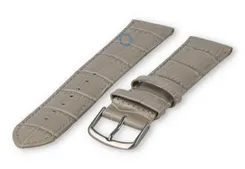 Lightly padded XL watch strap - 22mm - lightgrey