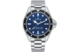 Edox SkyDiver 80115 Uhrenarmband Silber