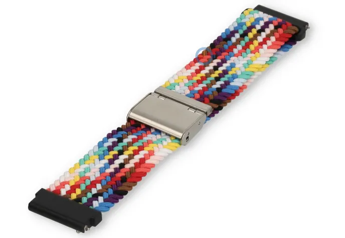 Waterproof elastisch bandje - 22mm - multicolor stof
