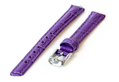 Watchstrap 12mm purple leather