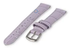 Small leather watch strap - 14mm - lavender