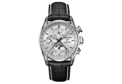 Certina Band C0064251603100A 23/20mm XL schwarzes Leder ohne Schließe