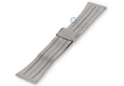 Retro Stahl Uhrenarband - 20mm - silberfarbig