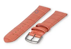 Lightly padded XL watch strap - 22mm - salmon pink