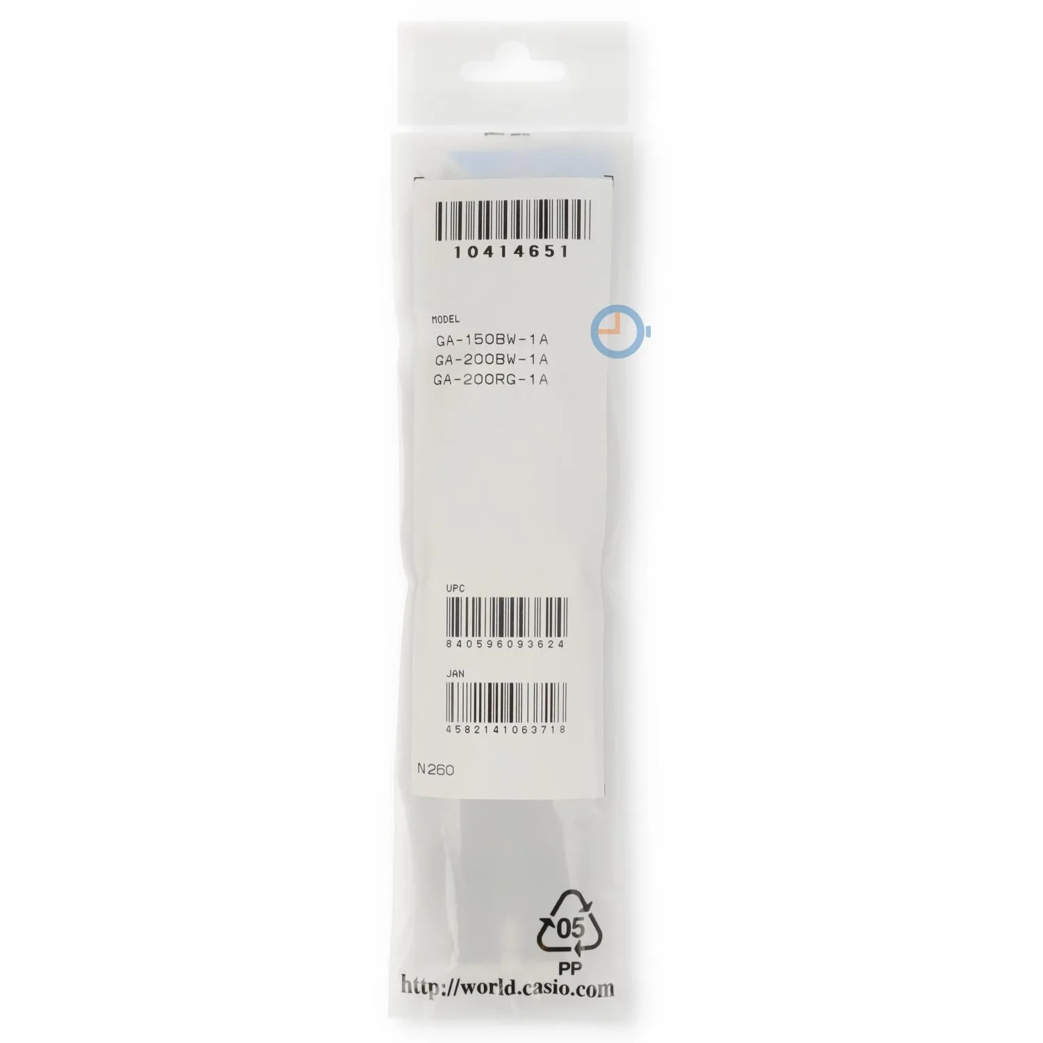 Casio Uhrenarmband GA-200RG-1AER