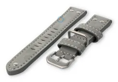 Vintage Flieger watch strap - 22mm - grey
