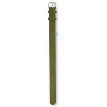 One-piece leather strap - 16mm - avocado