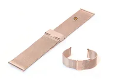 Mesh watchstrap 22mm rose gold