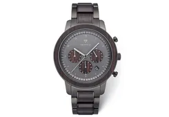 Kerbholz Uhrenarmband Maximilian Black Sandalwood