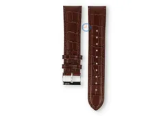 Hugo Boss 22mm Uhrenarmband - braun Krokoleder