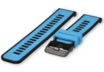 Snelwissel bandje 22mm - blauw zwart