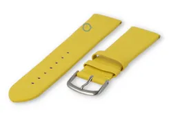 Seamless and smooth strap 22mm - yellow