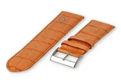 Calfskin watch strap - 26mm - orange