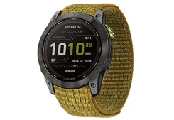 Garmin Fenix 5/6/7 watch band with velcro - Khakigreen