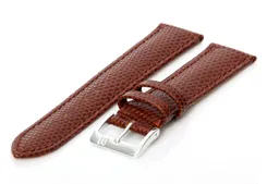 watchstrap 20mm black leather