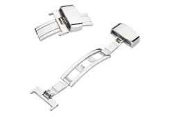 Butterfly clasp 12mm silver