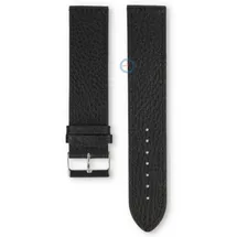 Extra long watch strap leather 24/24 black