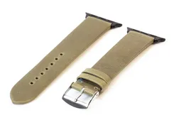 Apple Uhrenarmband grün Leder - 38/40/41/42mm