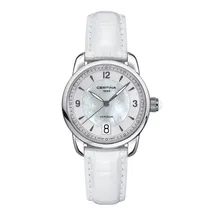 Certina Band C0252101611700A 16/14mm weiß Leder