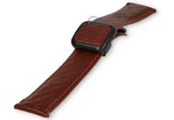 Luxe magneet horlogeband - 20mm leer - bordeaux