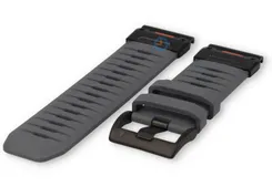 Fluororubber watch strap for Garmin Fenix 7X - grey