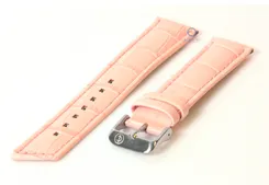 Watchstrap 20mm pink leather
