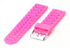 Watchstrap 24mm rubber pink