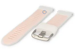 22mm watch strap Garmin Forerunner 570 - 47mm - transparant/pink