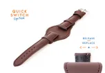 Watchstrap 18mm flieger brown