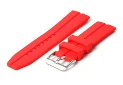 Watchstrap 24mm red