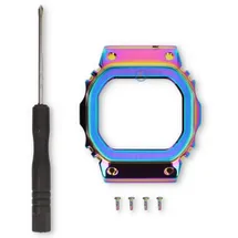 Titanium cover kit for G-Shock DW-5600 - rainbow-oil