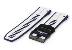 Garmin Fenix 7X watch band rubber - blue/White