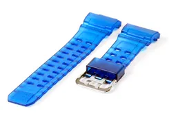 Casio G-Shock GW-9400 watch band resin - blue translucent