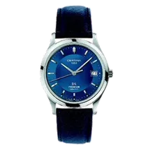 Certina Band C11570344251A 19/15mm blau Leder