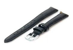 Watchstrap 14mm black leather