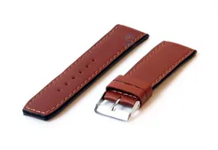 Watchstrap 24mm brown leather