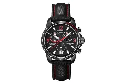 Certina Band C0016391605702A 21/20mm schwarzes Leder