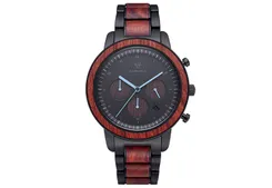 Kerbholz Uhrenarmband Maximilian Black Rosewood