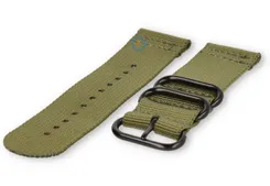 Two-piece nylon band - green - 26mm