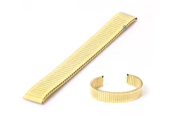 Elastisches Uhrenarmband ohne Schließe - 16mm Gold