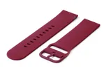 watchband 20mm silicone wine red