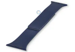 Bicolor Apple strap - blue/grey pebble - 45mm