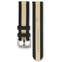 Certina Band C0328271827100A 21/21mm schwarzes beige